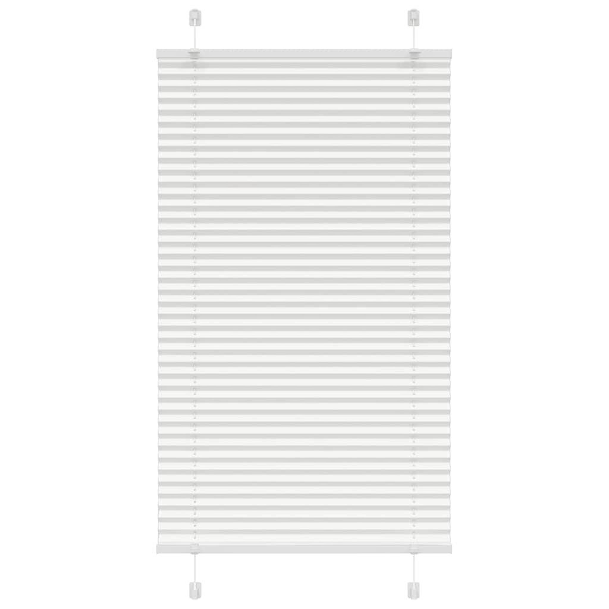 VIDAXL Store plisse blanc 70x100 cm largeur du tissu 69,4 cm polyester