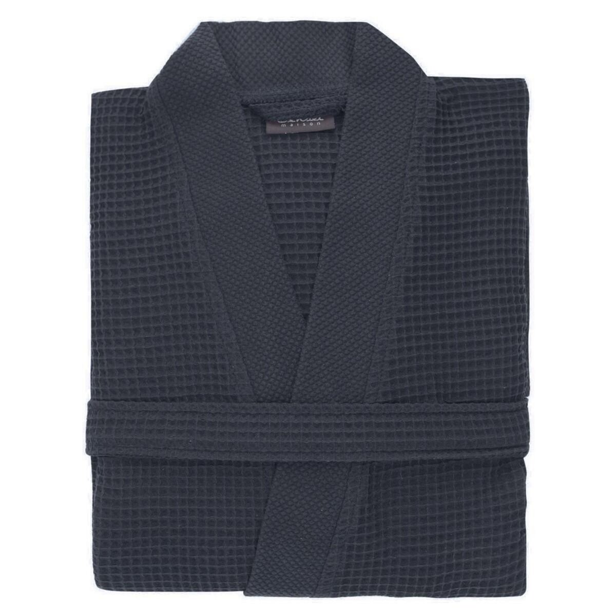 Sensei Maison Peignoir court femme nid d'Abeille col piqué SPA