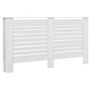 Voir la diapositive 2 : VIDAXL Cache-radiateur Blanc 152x19x81,5 cm MDF
