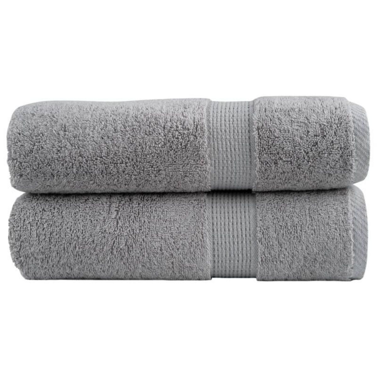 VIDAXL Serviettes de bain de qualité supérieure SOLUND 2 pcs gris
