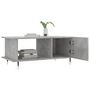 Voir la diapositive 4 : VIDAXL Table basse gris beton 90x50x40 cm bois d'ingenierie