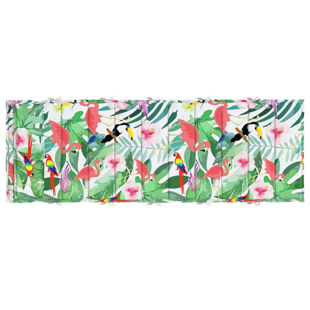 VIDAXL Coussin de chaise longue multicolore 180x60x3 cm tissu oxford