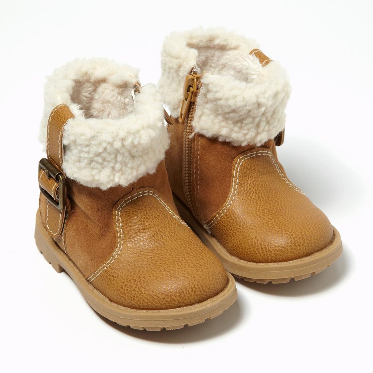 IN EXTENSO Boots revers fourrure bébé