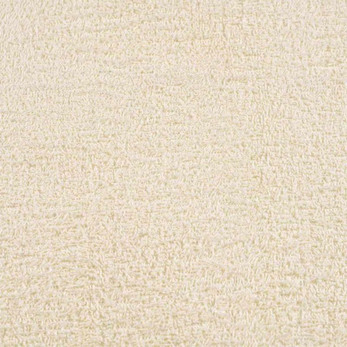 VIDAXL Essuie mains 2 pcs crème 50x100 cm 360 g m² 100% coton