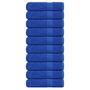 Voir la diapositive 1 : VIDAXL Serviettes de bain 10 pcs bleu 100x150 cm 360 g m² 100% coton