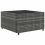 Voir la diapositive 3 : VIDAXL Salon de jardin 8 pcs avec coussins Gris Resine tressee