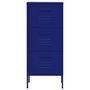 Voir la diapositive 3 : VIDAXL Armoire de rangement Bleu marine 42,5x35x101,5 cm Acier