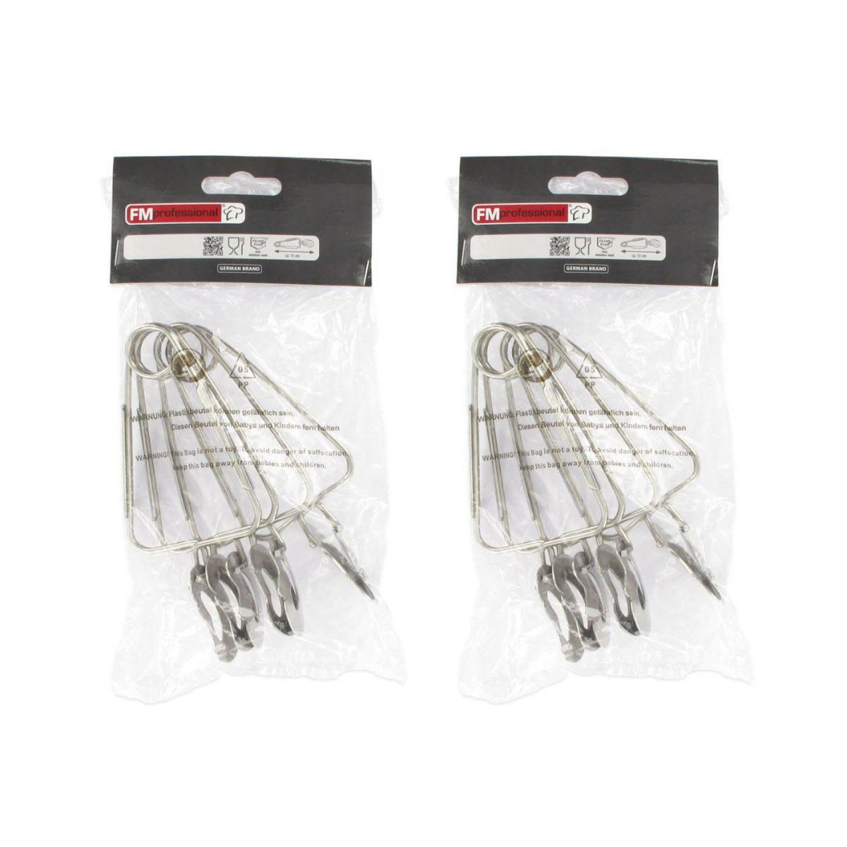 FM PROFESSIONAL Lot de 8 pinces à escargots FM Professional Gourmet Edition