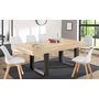 Voir la diapositive 1 : Table de séjour salle à manger extensible 200/300 cm MILTON