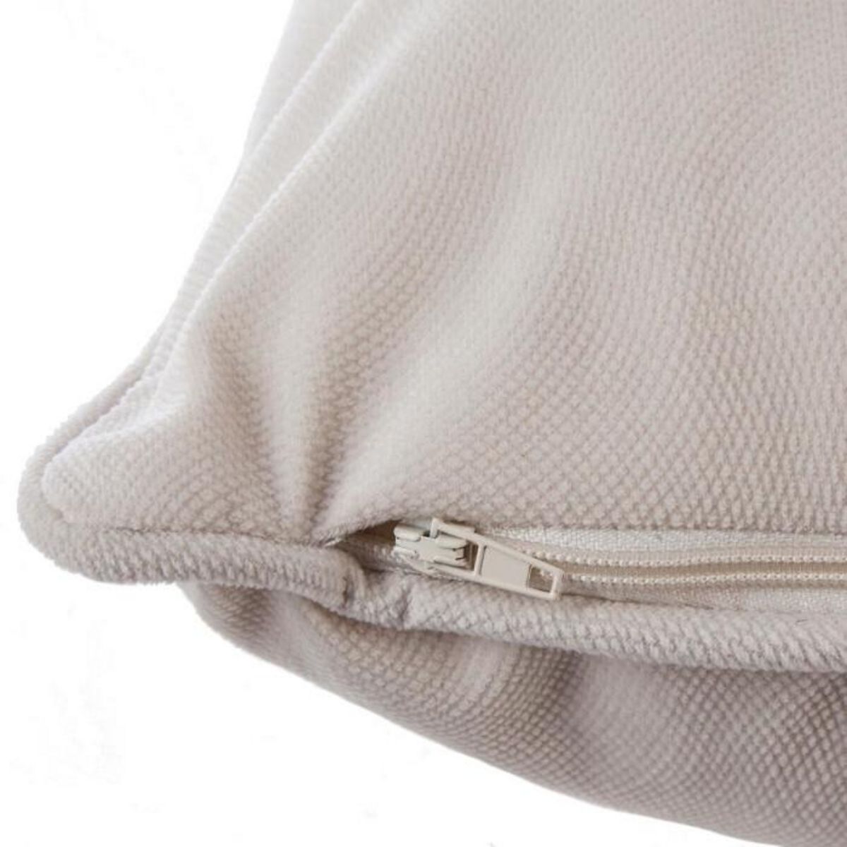 ATMOSPHERA Coussin Déhoussable  Lilou  50x30cm Ivoire