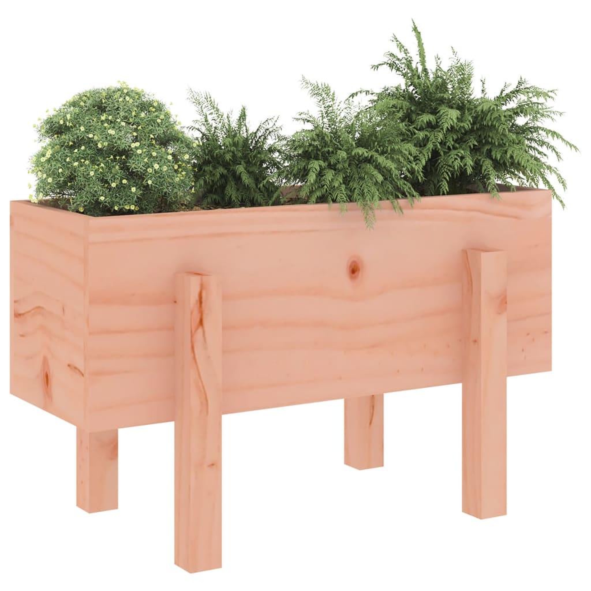 Voir la diapositive 3 : VIDAXL Jardiniere 62x30x38 cm bois massif douglas