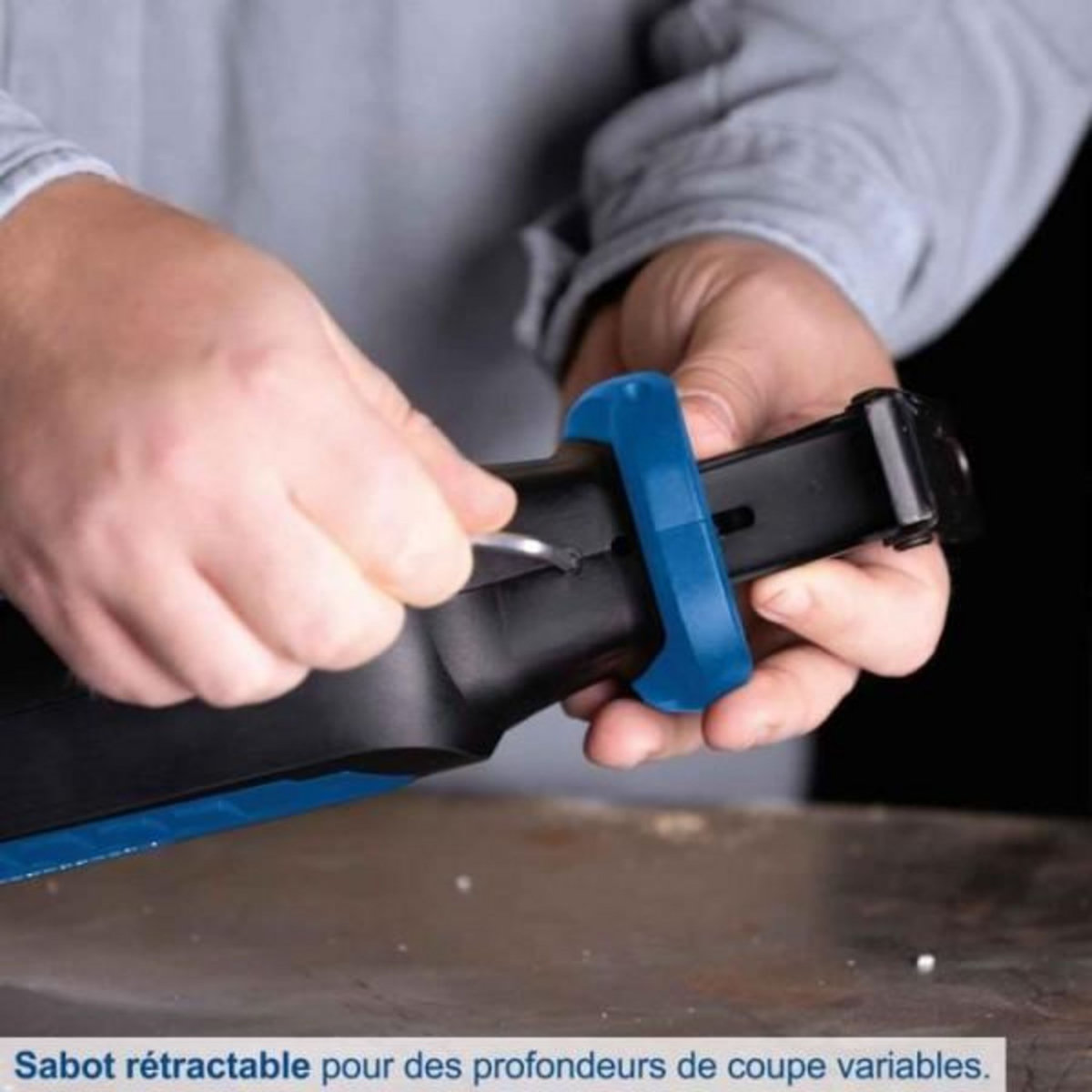 SCHEPPACH Scie sabre sans fil C-RS100-X - coupe max 115mm tous matériaux + 1 lame - SCHEPPACH 20V IXES - sans batterie ni chargeur