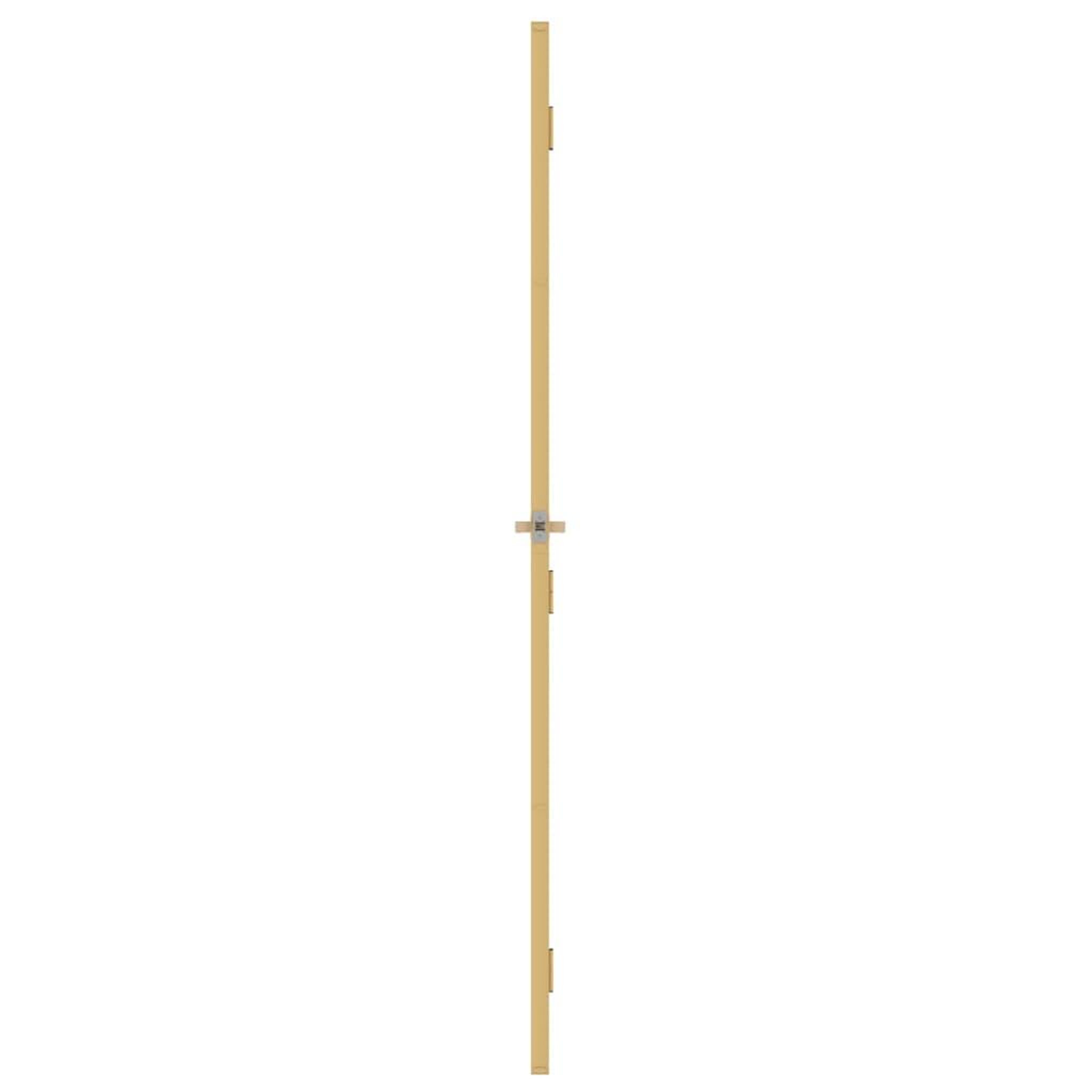 Voir la diapositive 4 : VIDAXL Porte interieure mince dore 76x201,5 cm verre trempe aluminium