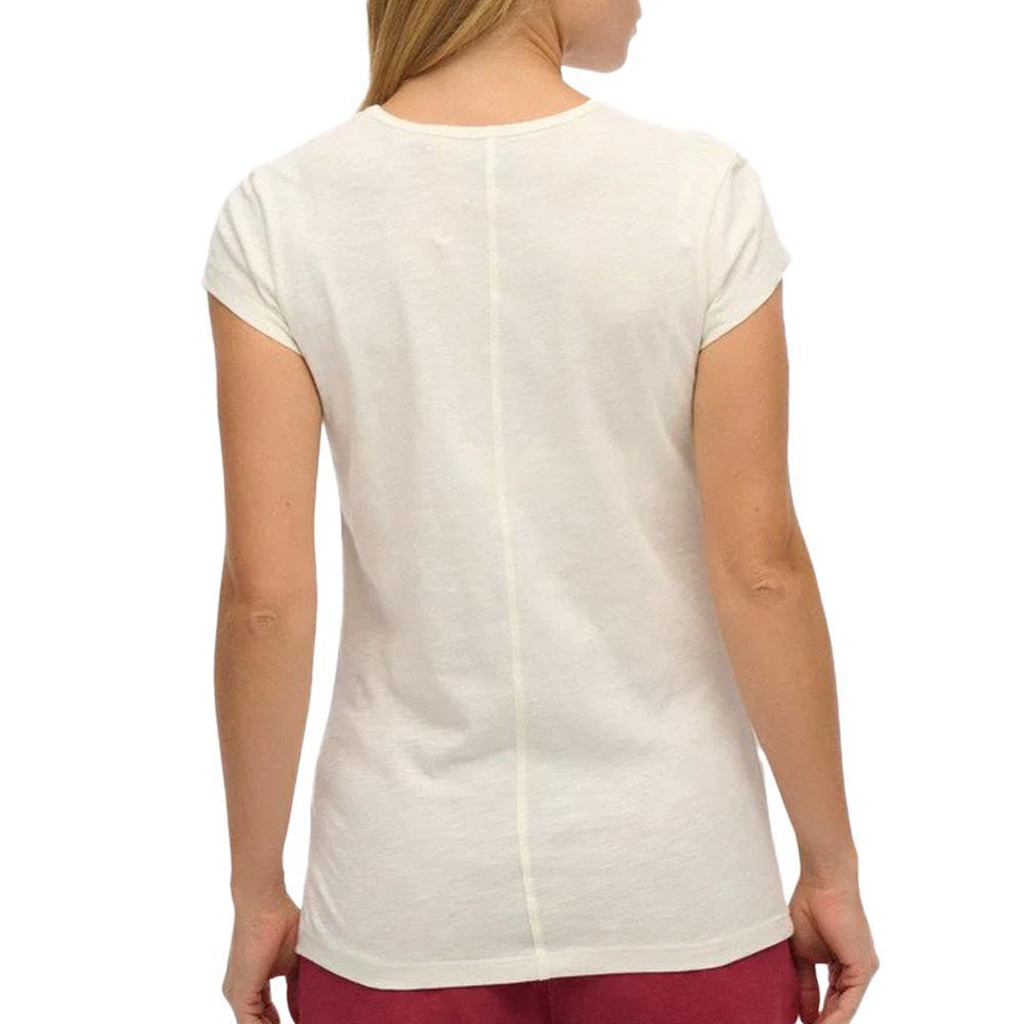 Voir la diapositive 2 : SUPERDRY T-Shirt Beige Femme Superdry Athletic