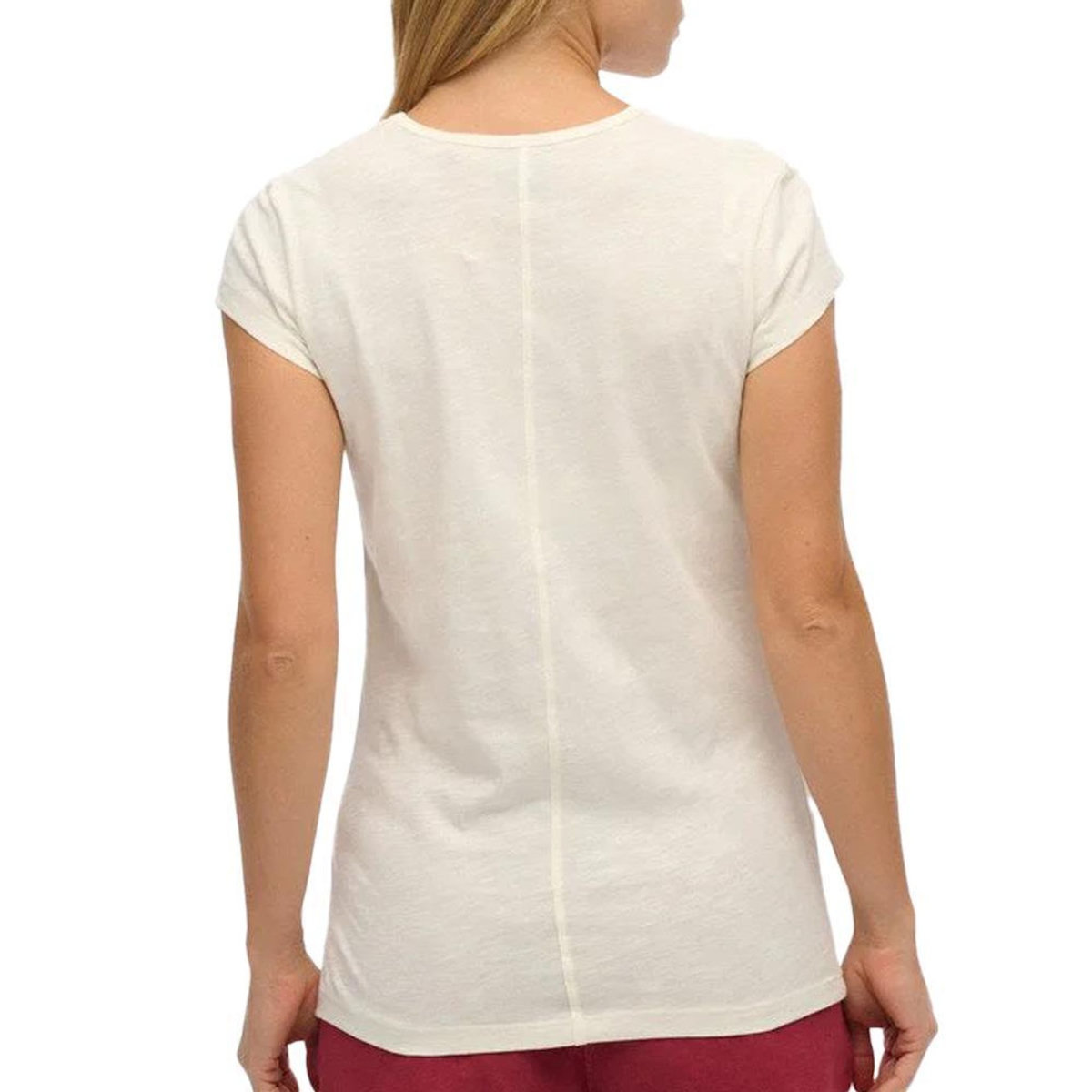 SUPERDRY T-Shirt Beige Femme Superdry Athletic