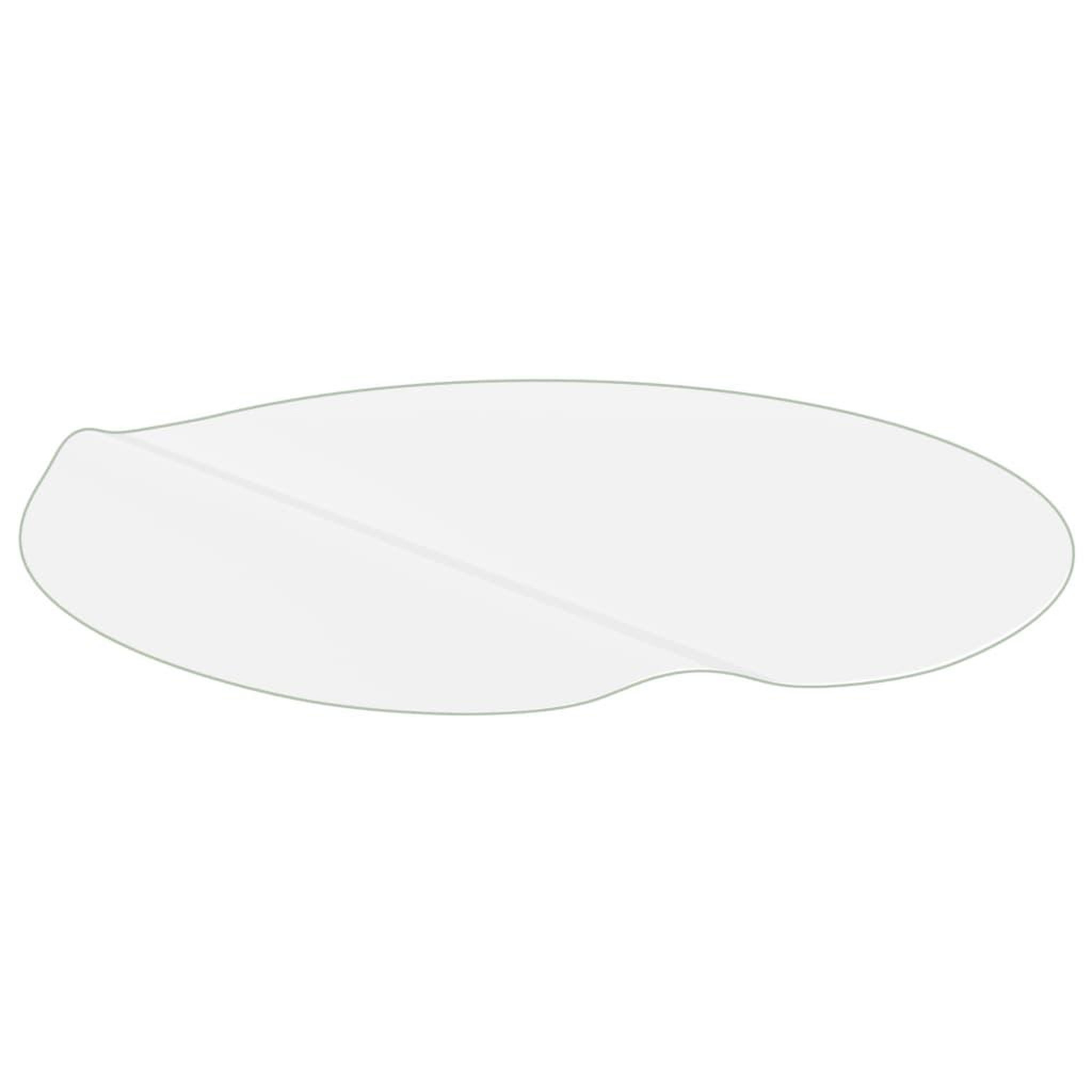 Voir la diapositive 4 : VIDAXL Protecteur de table transparent Ø 90 cm 2 mm PVC
