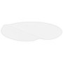 Voir la diapositive 4 : VIDAXL Protecteur de table transparent Ø 90 cm 2 mm PVC