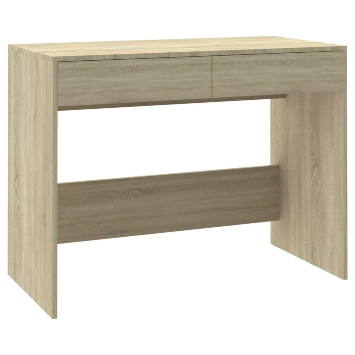 VIDAXL Bureau Chene sonoma 101x50x76,5 cm Bois d'ingenierie