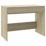 Voir la diapositive 2 : VIDAXL Bureau Chene sonoma 101x50x76,5 cm Bois d'ingenierie