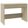 Voir la diapositive 2 : VIDAXL Bureau Chene sonoma 101x50x76,5 cm Bois d'ingenierie