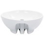 Voir la diapositive 3 : VIDAXL Lavabo avec trop-plein 46,5 x 18 cm Ceramique Blanc