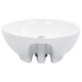 Voir la diapositive 3 : VIDAXL Lavabo avec trop-plein 46,5 x 18 cm Ceramique Blanc