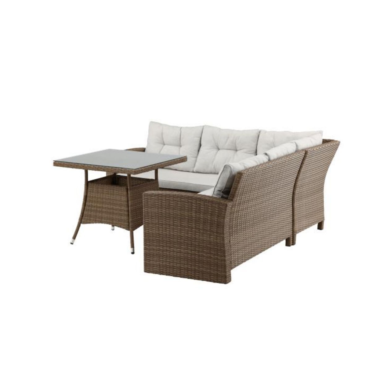 Paris Prix Salon d'Angle de Jardin  Watford  197cm Naturel