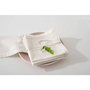 Voir la diapositive 3 : ATMOSPHERA Lot de 4 Serviettes de Table  Chambray  40x40cm Ecru
