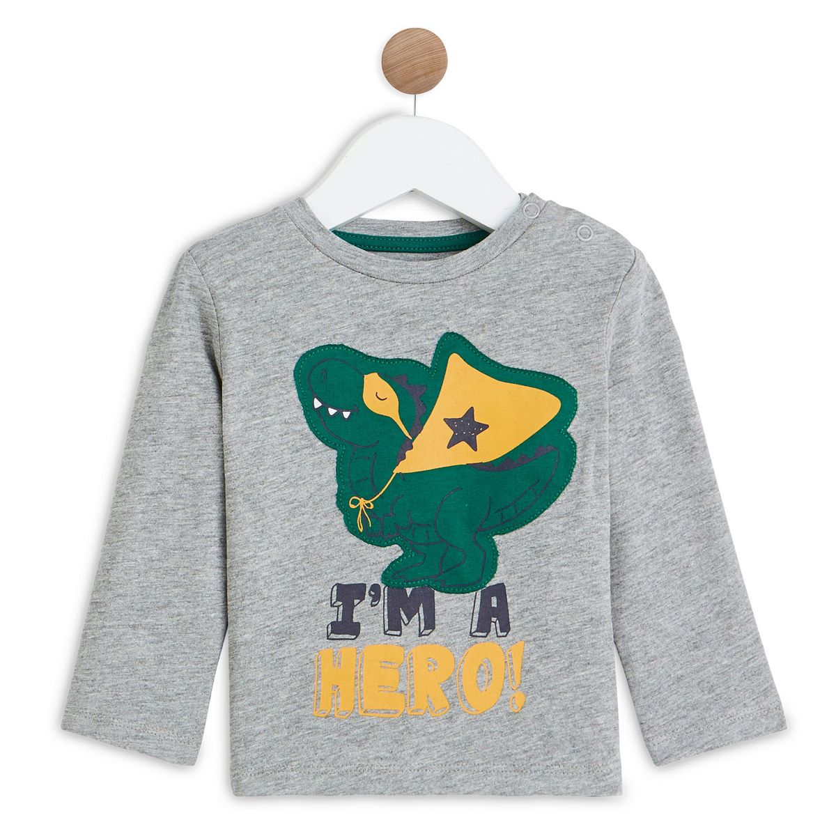 IN EXTENSO T-shirt manches longues coton bio bébé garçon