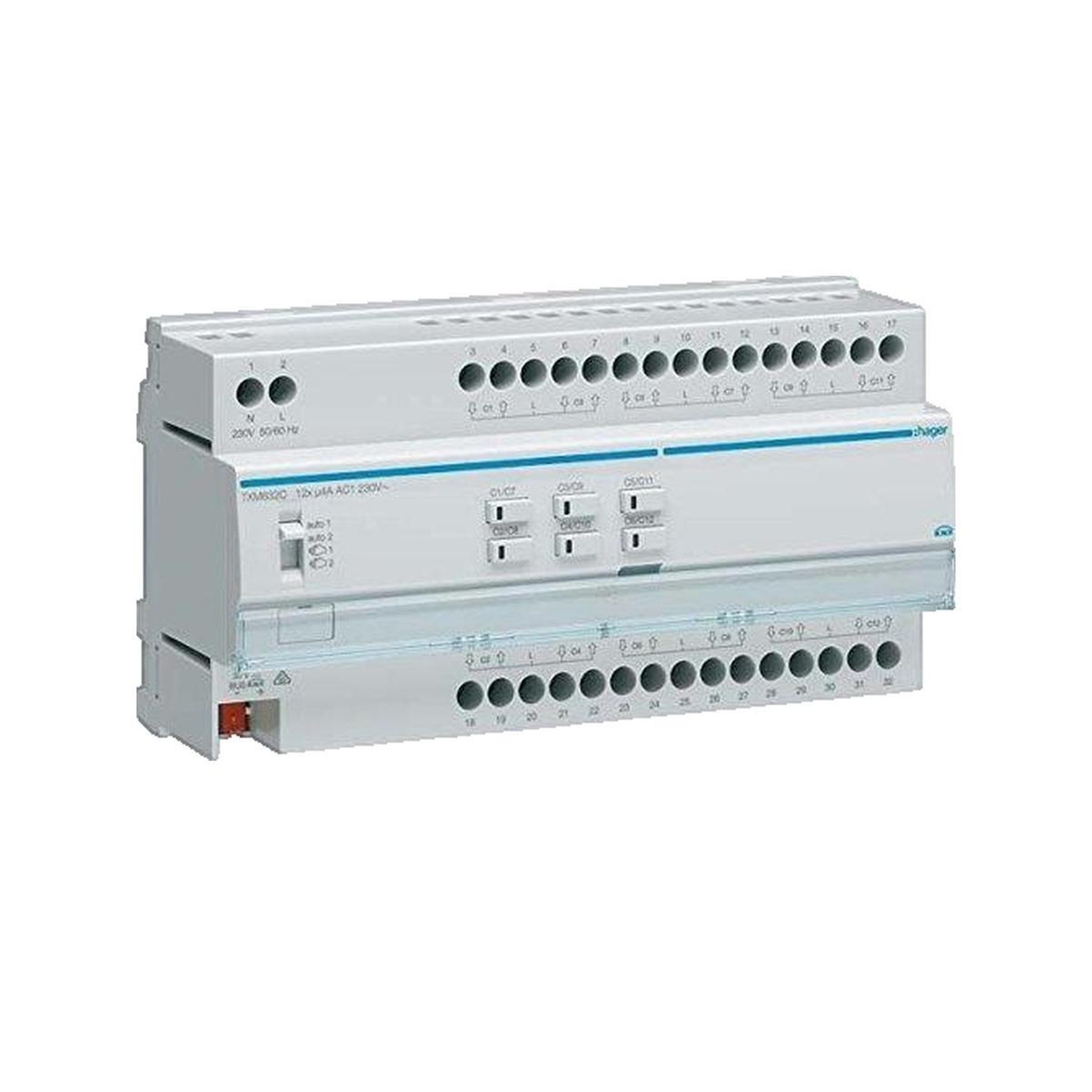 HAGER Module de contrôle Hager 12 sorties pour système KNX