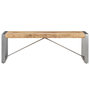 Voir la diapositive 2 : VIDAXL Table basse 120x60x40 cm Bois de manguier brut