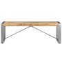 Voir la diapositive 2 : VIDAXL Table basse 120x60x40 cm Bois de manguier brut