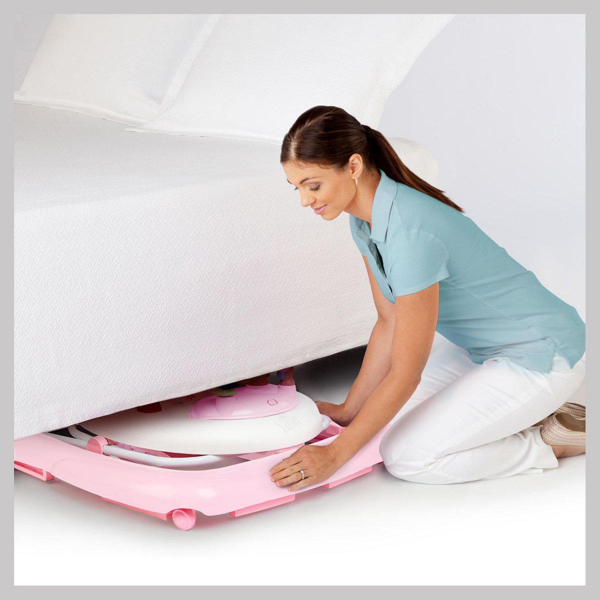 Bright Starts Trotteur Bébé Pliable June Berry Delight