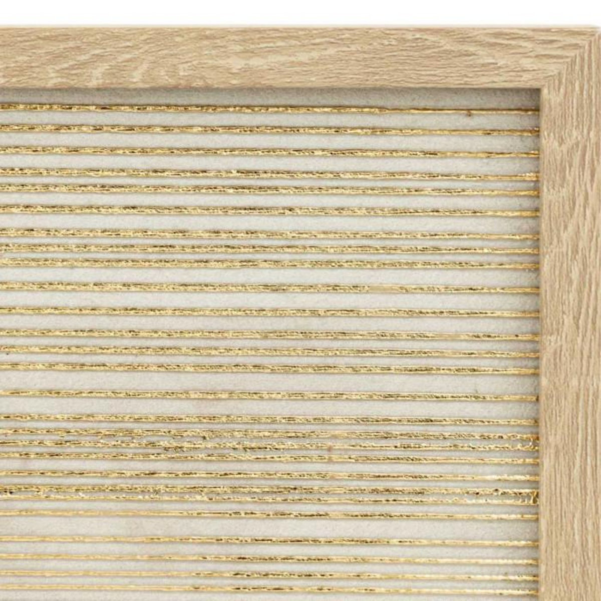 ATMOSPHERA Tableau Imprimé Déco  Elin  50x70cm Beige & Doré