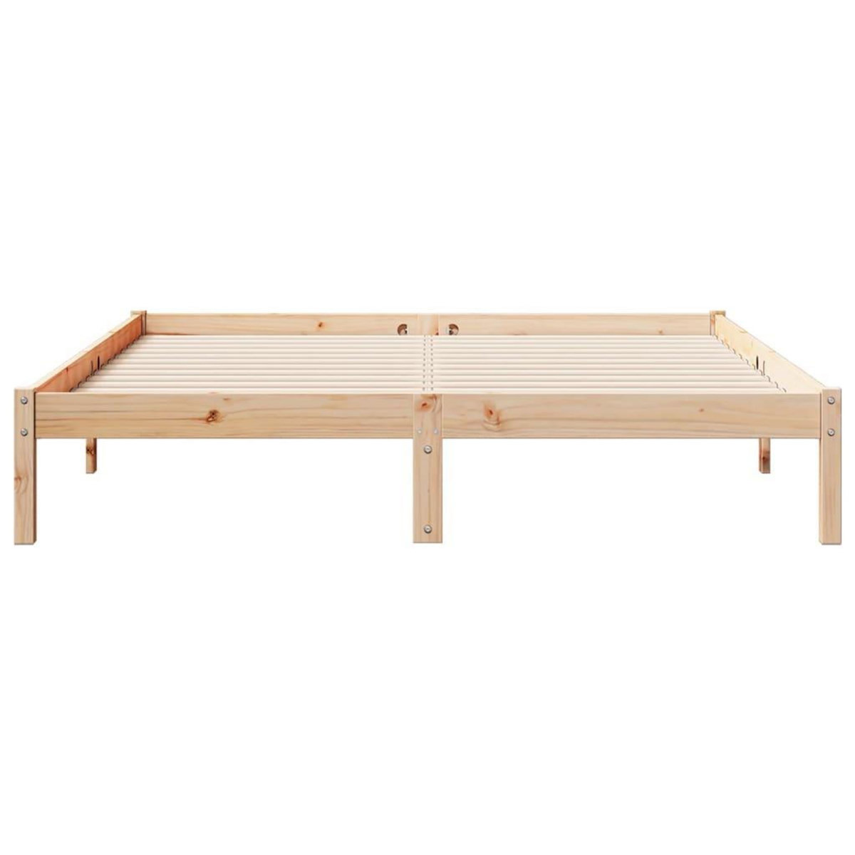 VIDAXL Cadre de lit extra long sans matelas 160x220 cm bois massif pin