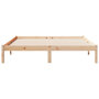 Voir la diapositive 4 : VIDAXL Cadre de lit extra long sans matelas 160x220 cm bois massif pin