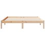 Voir la diapositive 4 : VIDAXL Cadre de lit extra long sans matelas 160x220 cm bois massif pin