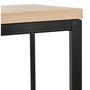 Voir la diapositive 6 : Paris Prix Console Design Métal & Bois  Mira  120cm Naturel & Noir