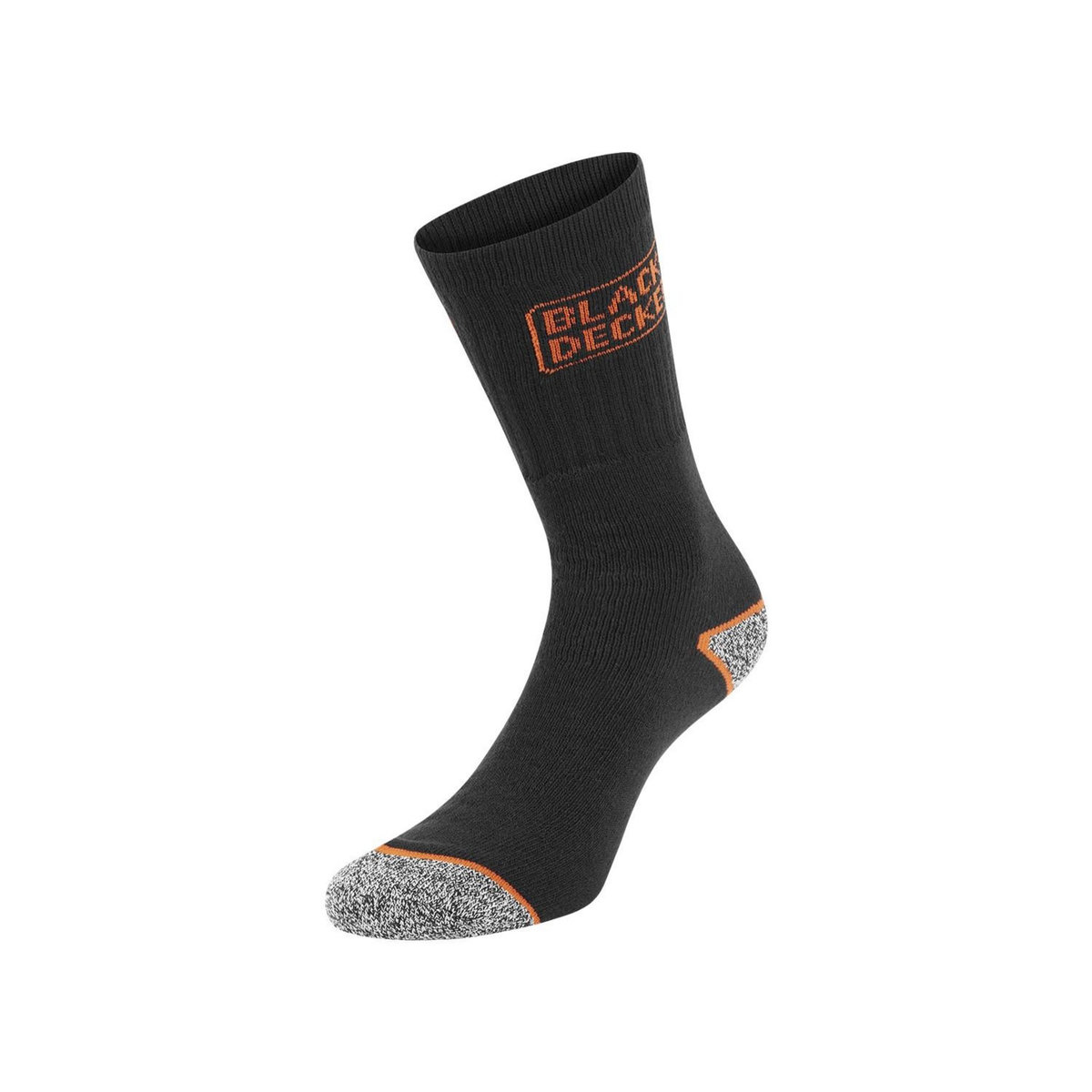 Black et Decker Lot de 6 Paires de Chaussettes hautes de travail TEK