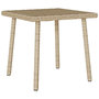 Voir la diapositive 1 : VIDAXL Table basse de jardin rectangulaire beige 40x40x37 cm rotin