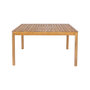 Voir la diapositive 4 : SWEEEK Table de jardin SENORA acacia avec coins arrondis, 6 places, 120 x 80 x 75 cm