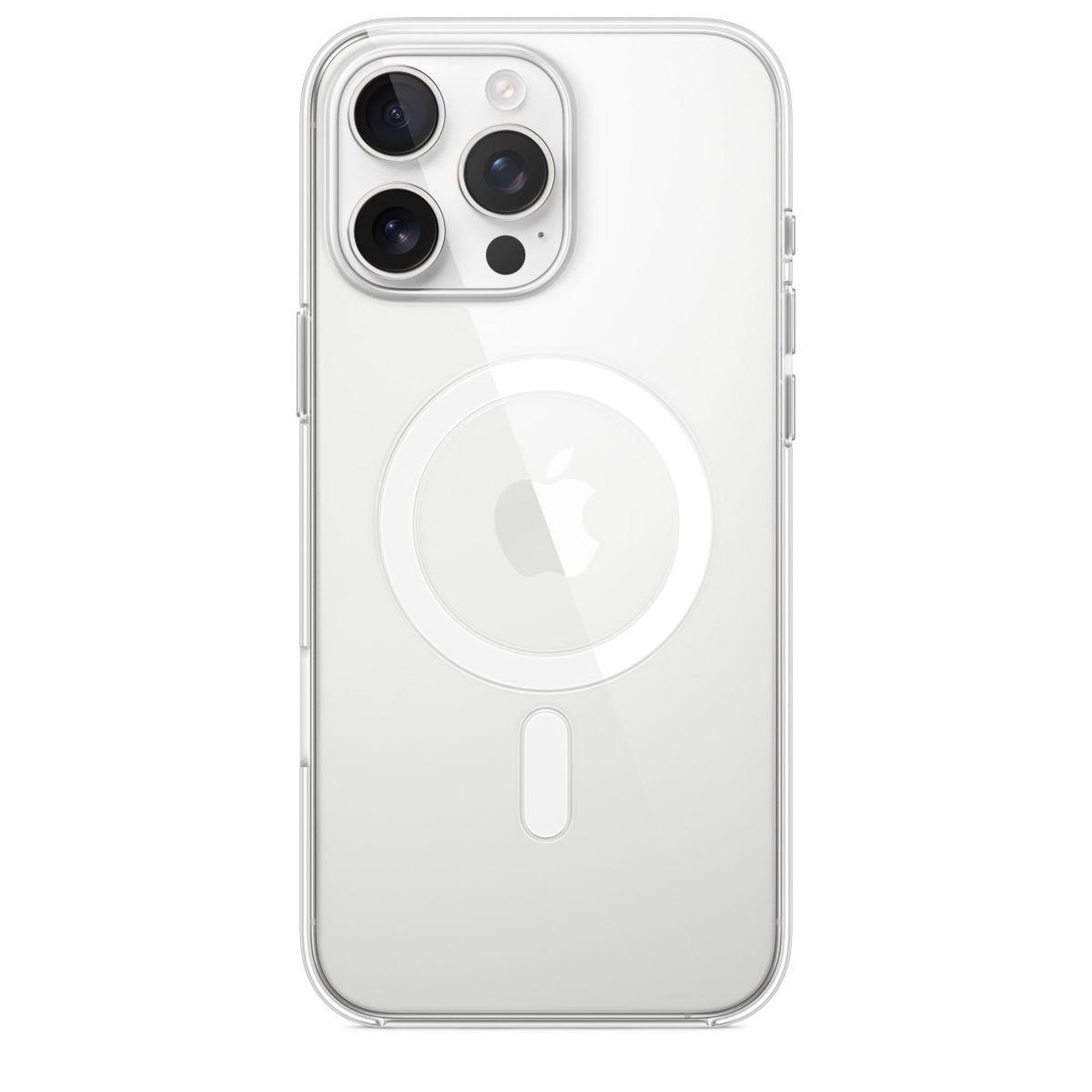 Voir la diapositive 3 : APPLE Coque iPhone 16 Pro Max MagSafe transparente