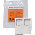 Legrand DLP cadre 2 postes appareillage moulure 16 ASL
