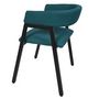 Voir la diapositive 6 : The Home Deco Factory Fauteuil design bleu