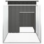 Voir la diapositive 4 : VIDAXL Clapier Anthracite 200x91x100 cm Acier galvanise