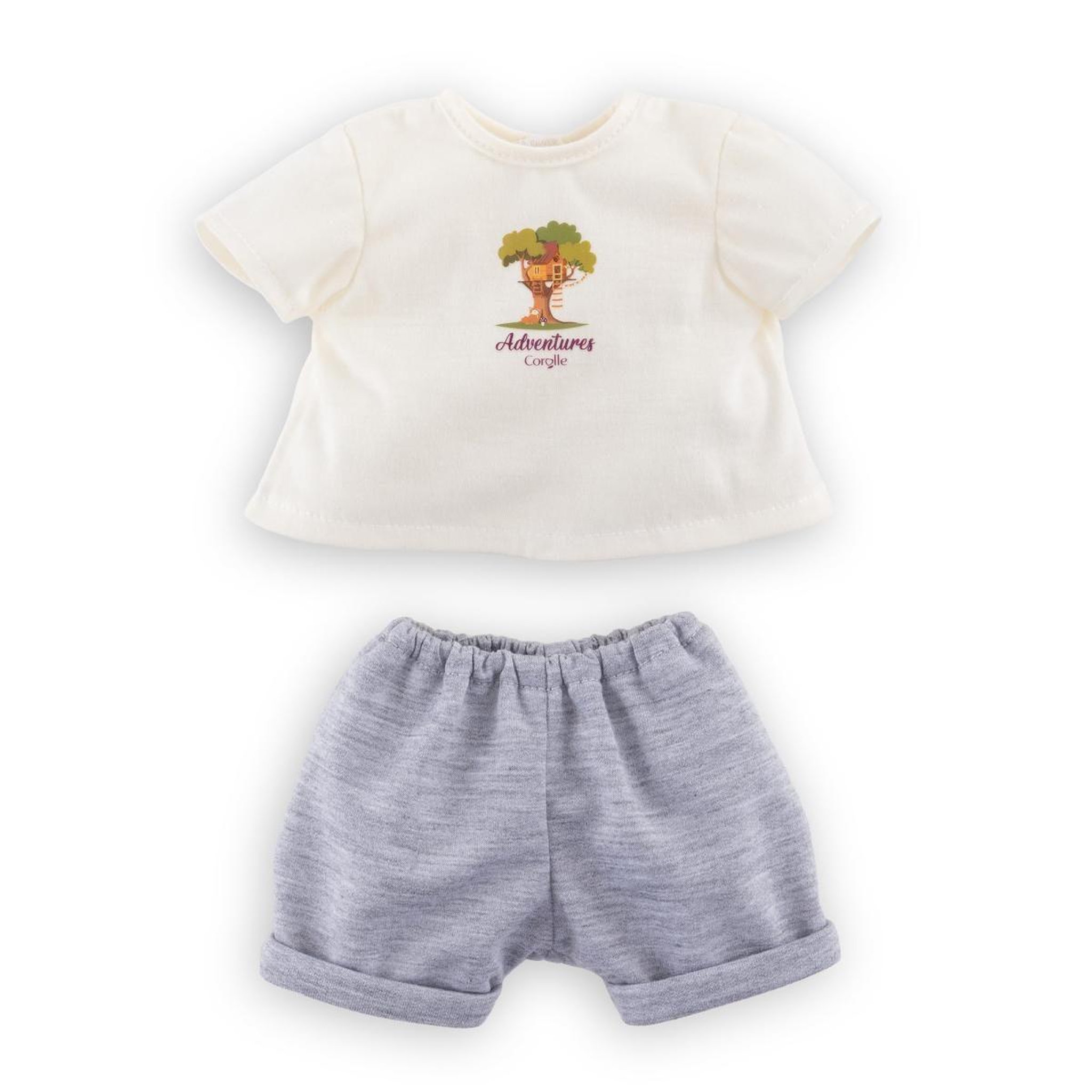 Corolle T-shirt et short petit explorateur pour poupon 36 cm