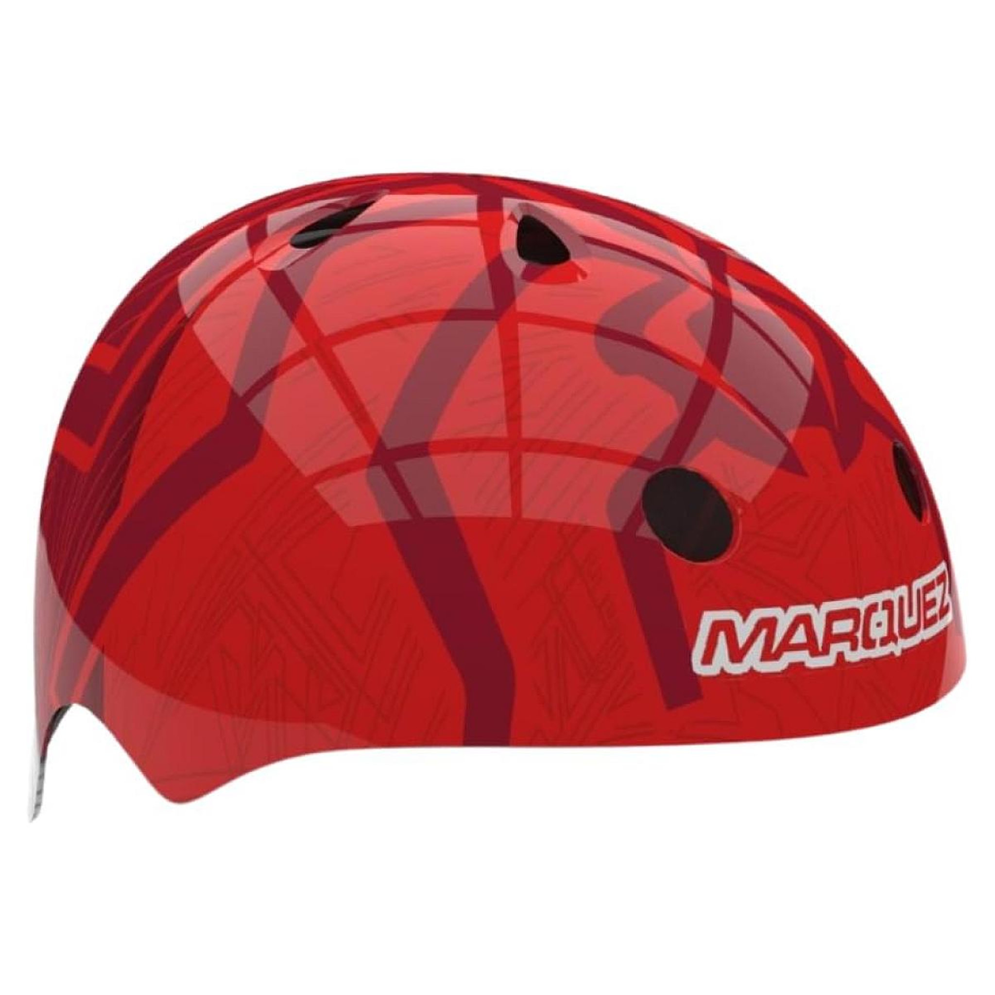 Voir la diapositive 1 : Kiddimoto Casque de vélo Marc Marquez rouge