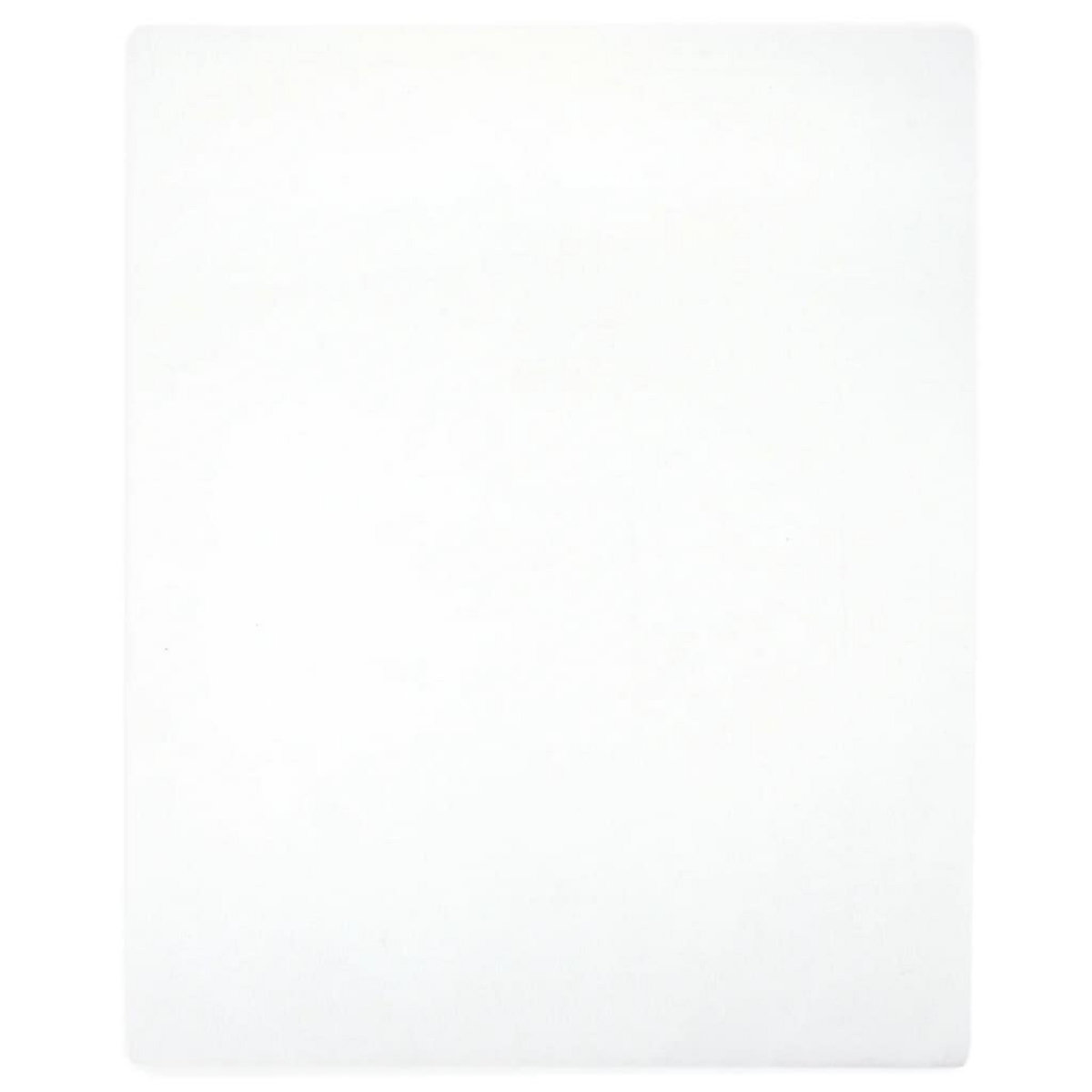 VIDAXL Drap-housse Jersey Blanc 160x200 cm Coton