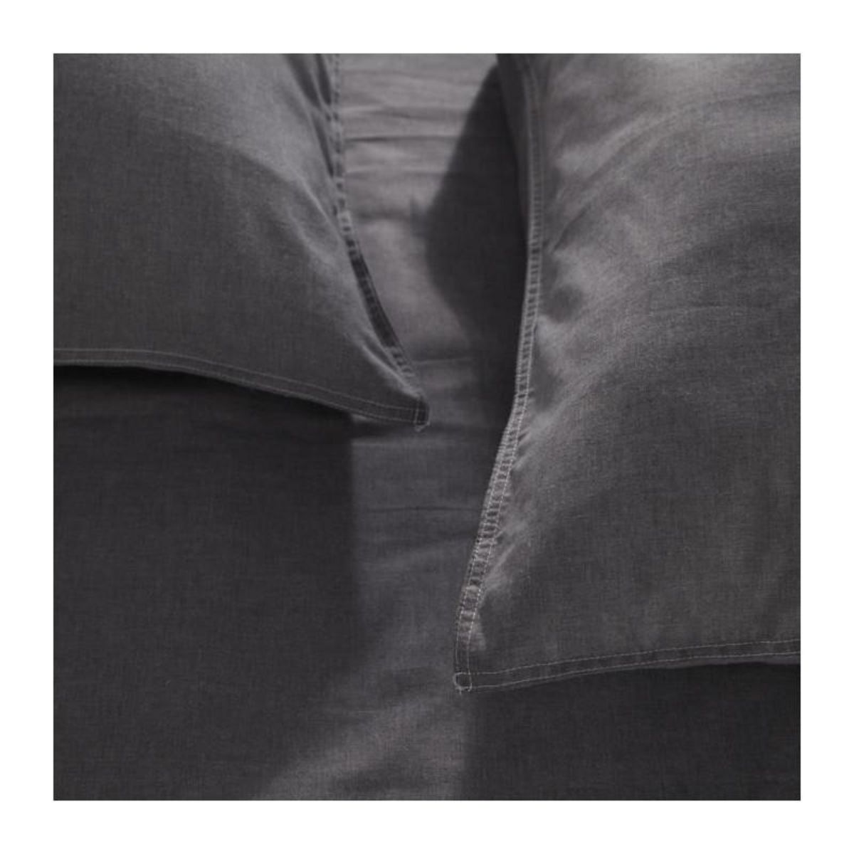 Today Housse de couette - TODAY - CHARME - Chambray - Gris foncé Capucine - 260 x 240 cm