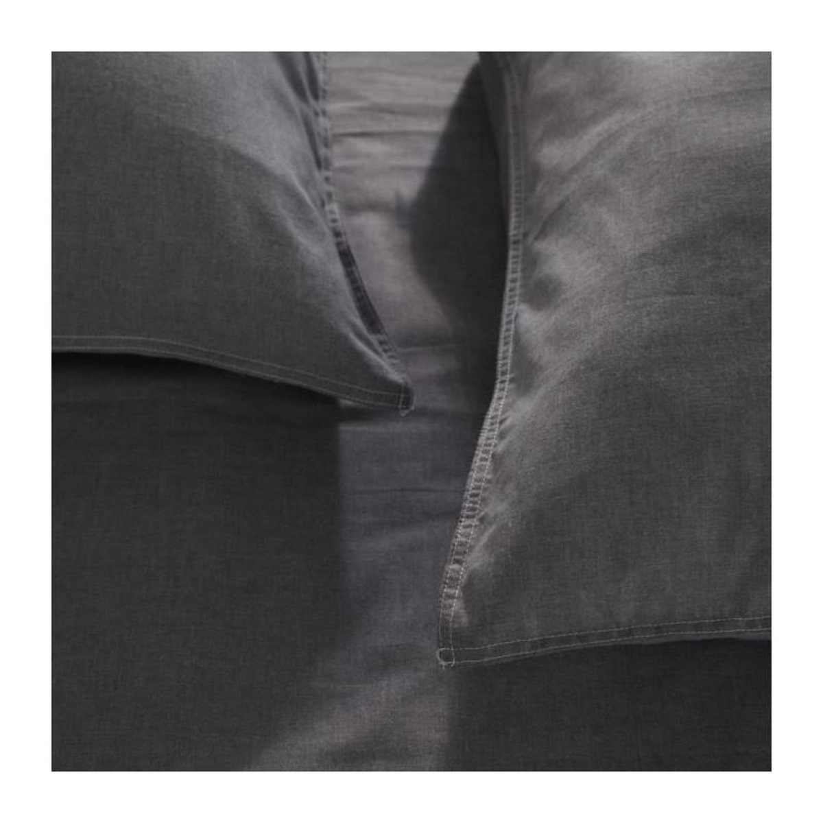 Today Housse de couette - TODAY - CHARME - Chambray - Gris foncé Capucine - 260 x 240 cm